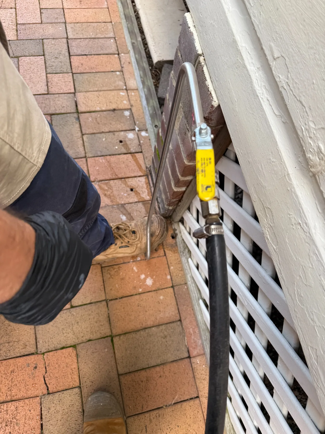 Goliath Pest Solutions installing a chemical termite treated zone in Sydney